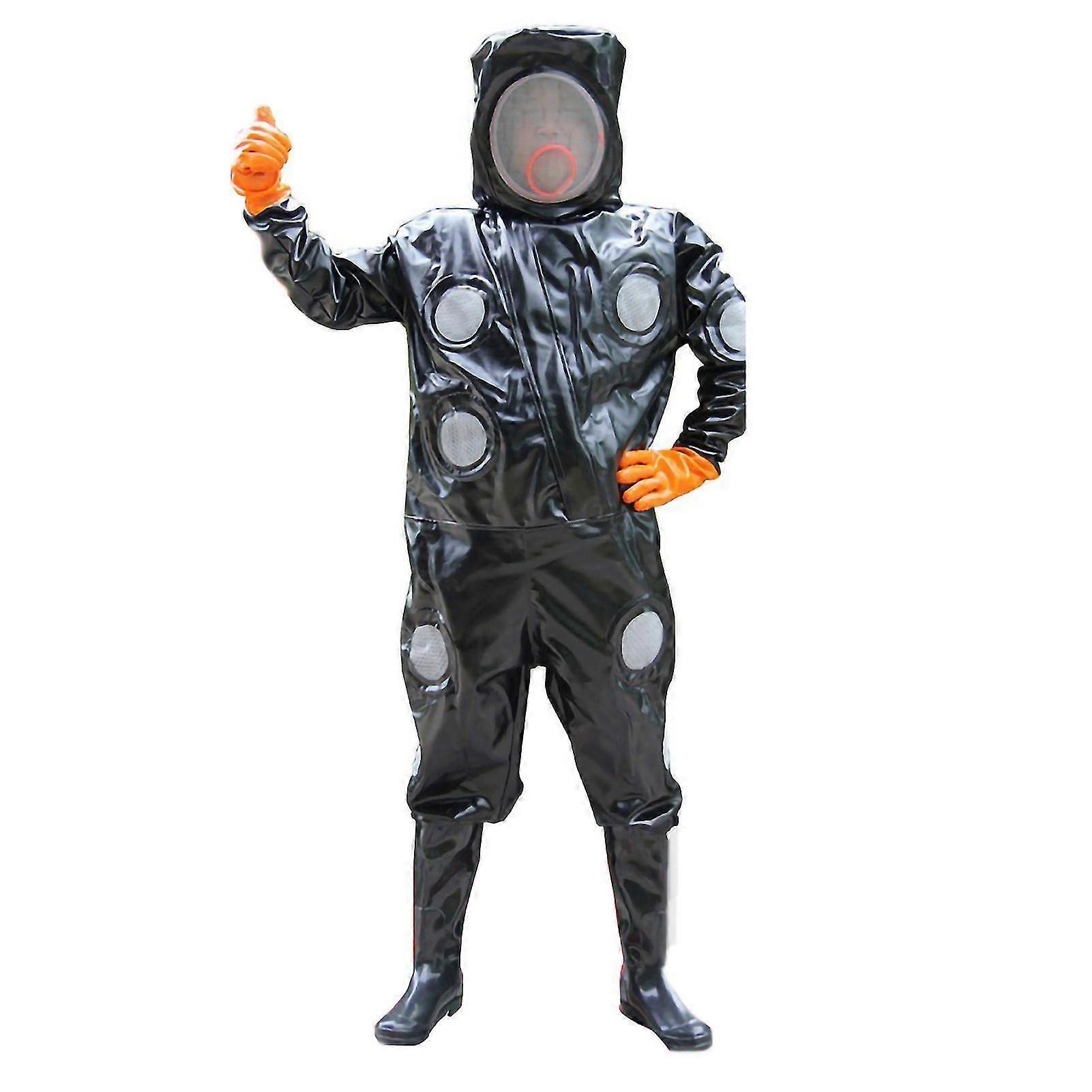 Biavler beskyttelsesdragt - åndbar anti bi hornet dragt med slør stof og handsker