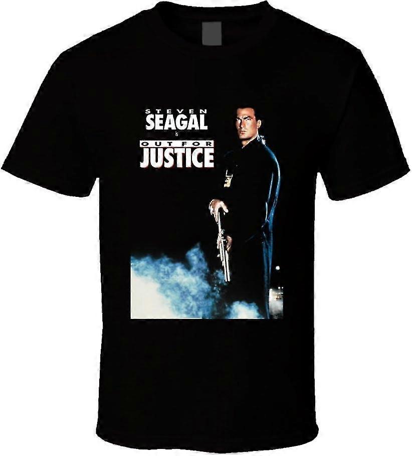 Out for Justice Steven Segal Retro Action Movie T Shirt