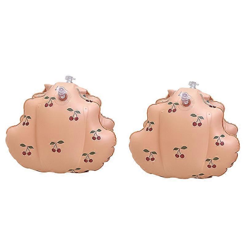 1pc Swimming Armband Vintage Kids Swimming Inflatable Arm Rings Portable Floating Circle Sleeves Multi-color Optional