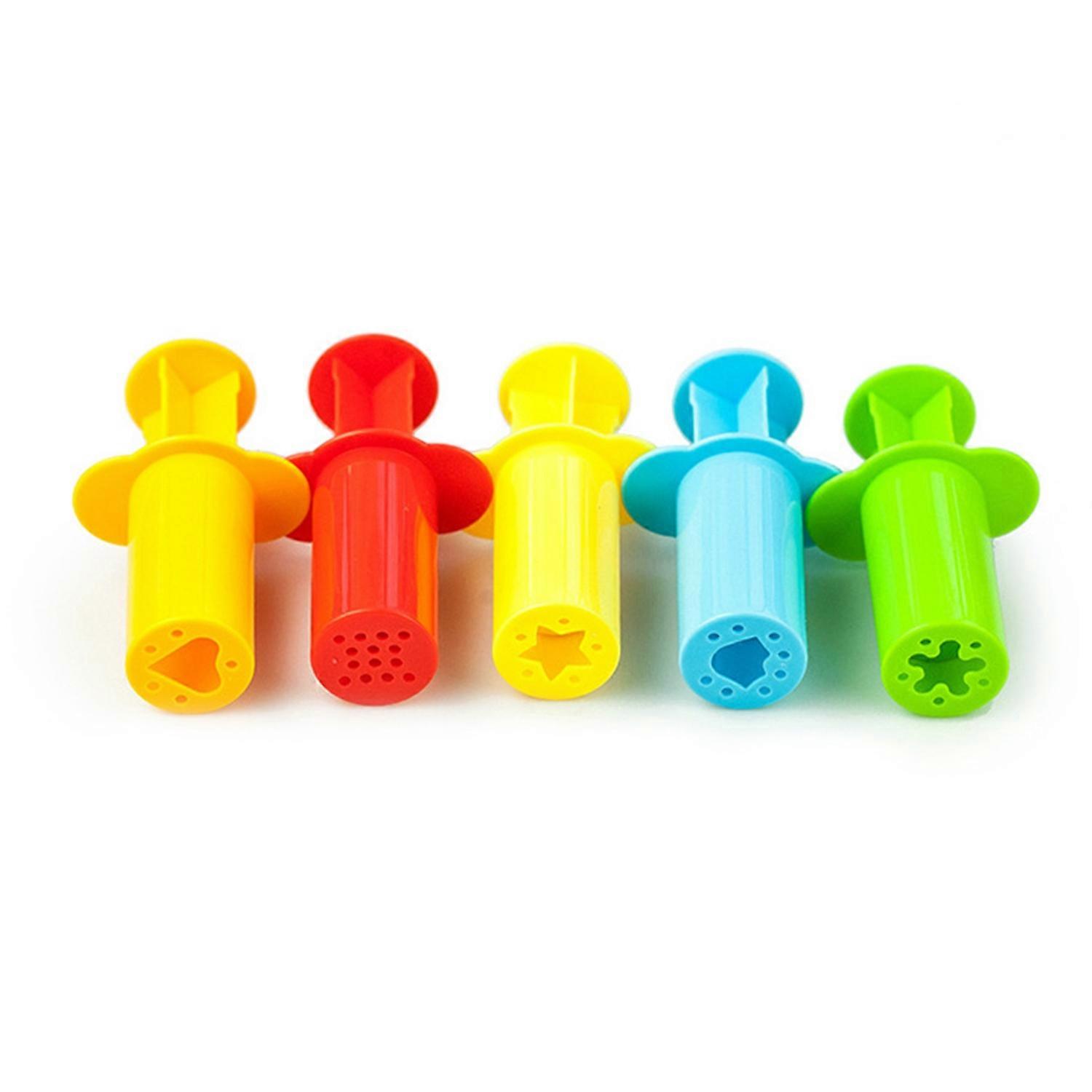 5Pcs Dough Extruders Tools Easy to Use DIY Handmade Long Lifespan Simple Operation Clay Tools for