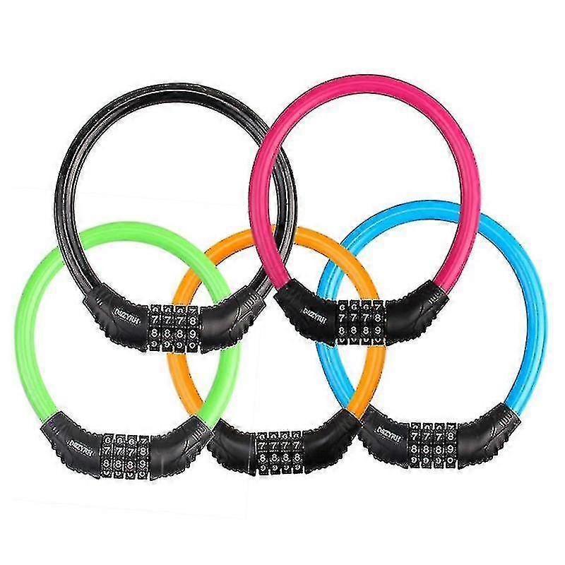 Bicycle Lock Delicate Design 4 Digit Combination Security