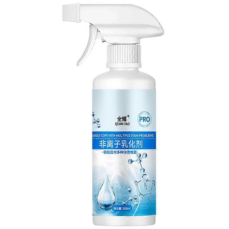 منظف الملابس مستحلب ملابس غير أيوني ، إزالة قوية للبقع ، بقع زيتية ومنظف ملابس رذاذ مخترق اصفرار 300 مل + فوهة (1 ص