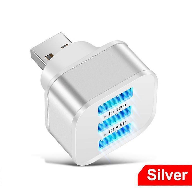 Port USB Slots Hub Adaptor USB 3in1 2.0 Multiple USB Interface Input Car USB Extender Auto Electronics Accessories
