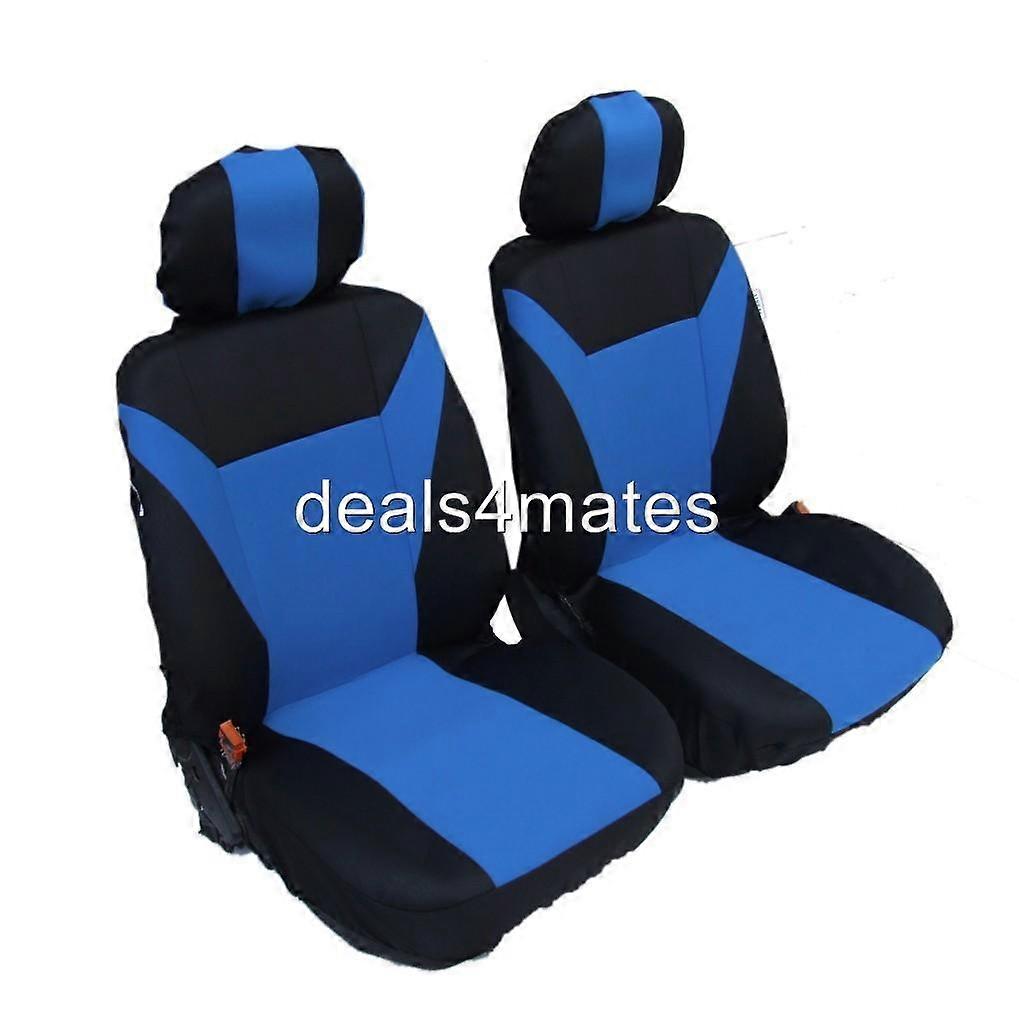 FABRIC FRONT SEAT COVERS FOR FORD TRANSIT 2000- MK6 MK7