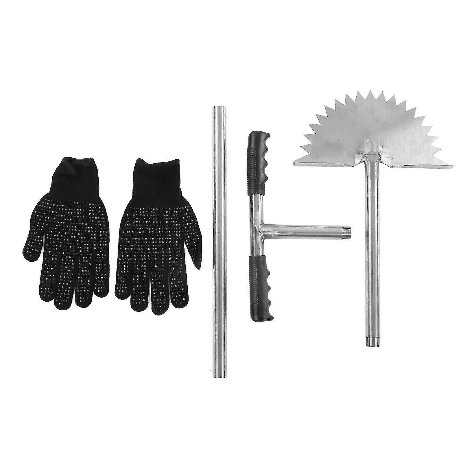 Half Moon Manual Lawn Edger with Saw Tooth Blade - Clean Edges Along Sidewalks