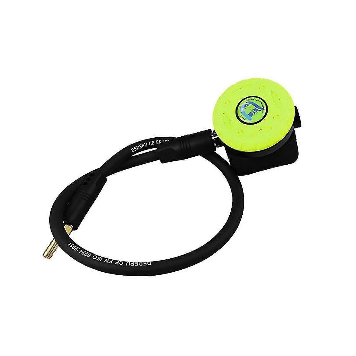 1 Diving Breathing Regulator Diving Secondary Head Breathing Valve Decompression Valve Diving Respirator-green