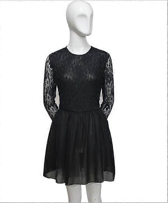 Vit spetsklänning Smal kort bollklänning