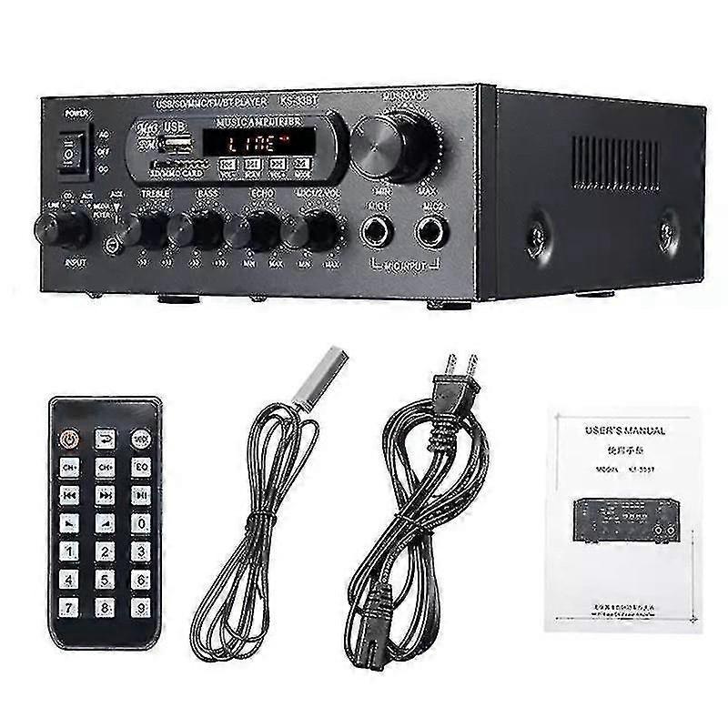 LED digital audio amplifier 1200w 220v bluetooth stereo amplifier