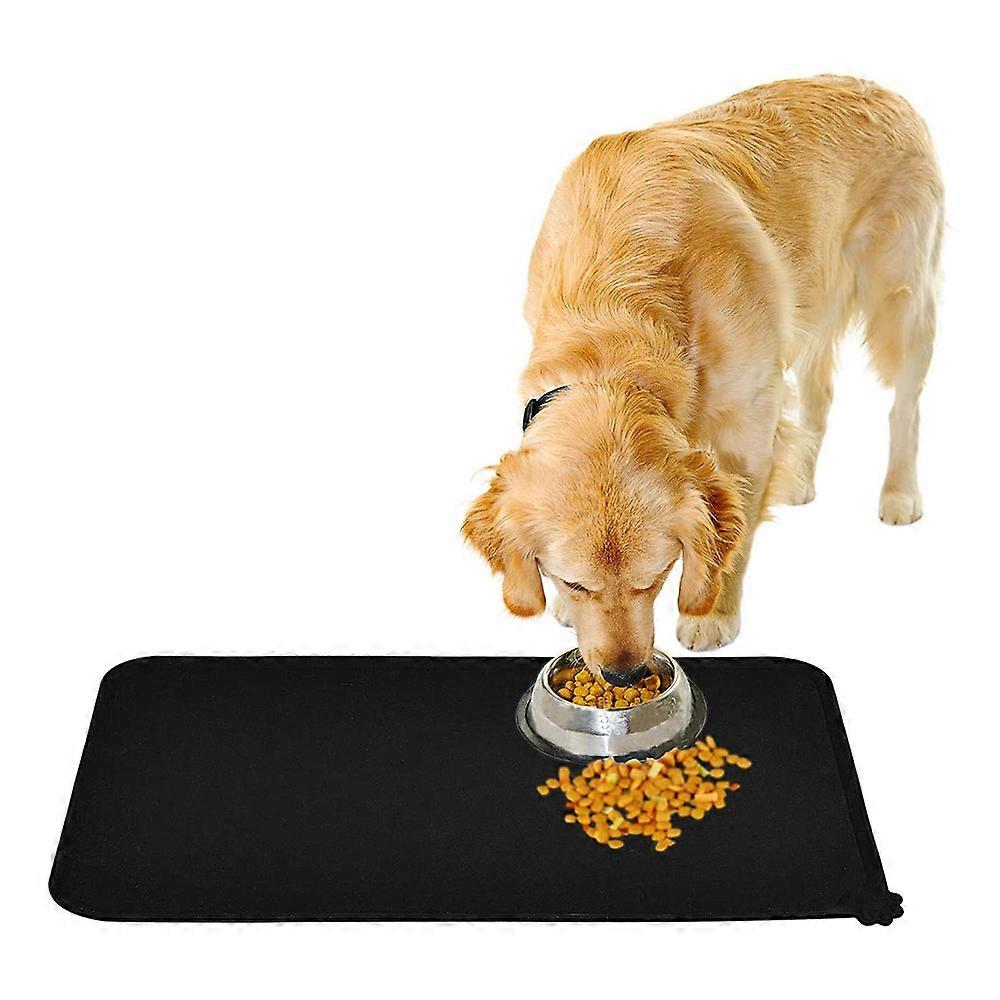 ボウルパッド、犬や猫用、給餌ボウル用の防水性と滑り止めのシリコン給餌ボウルパッド、ウォーターボウル、給餌マット