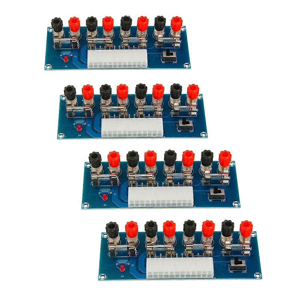 4 Pieces XH-M229 ATX Benchtop Power Board Computer Power Module Adapter
