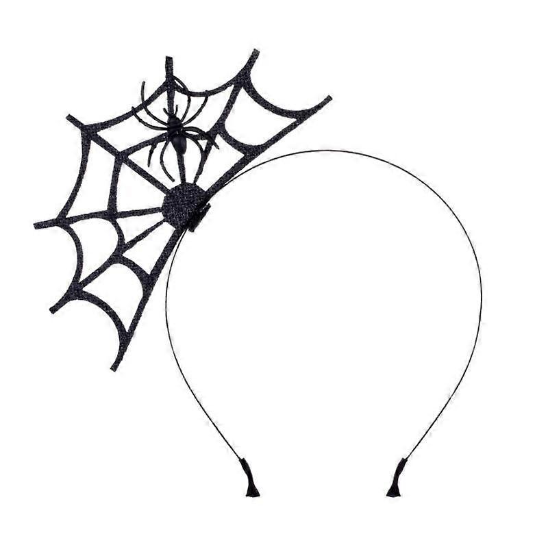 Halloween Party Spider Web Headband (Black Spider)