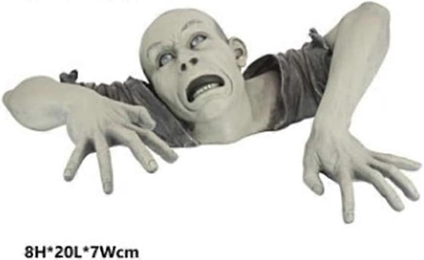 Halloween Zombie Lantern Resin Craft Ornament Outdoor Garden Decorations Horror Zombie Statue