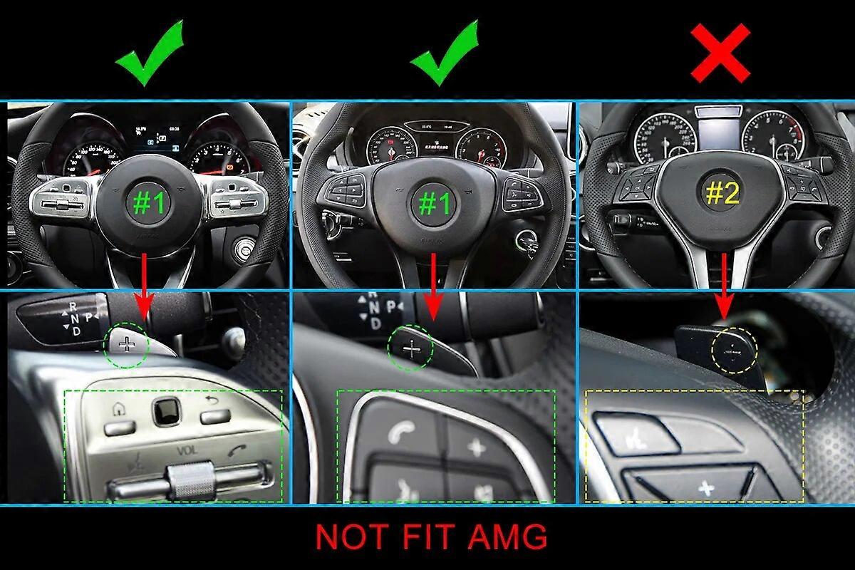 Motor Vehicle ControlsAluminum Steering Wheel Paddle Shifter Extension Accessories For Mercedes Benz W177 W247 W205 S205 W212 W213 W166 C118 H247 X253