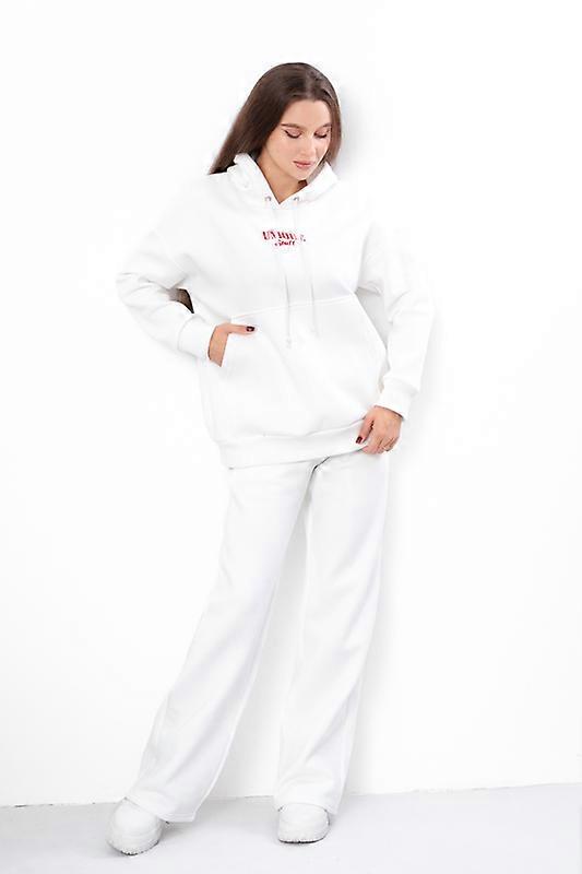 Women’s Hoodie & Palazzo Pants Set – Cozy Fleece, Kangaroo Pocket & Relaxed Fit, Winter, HC 8417-025-33