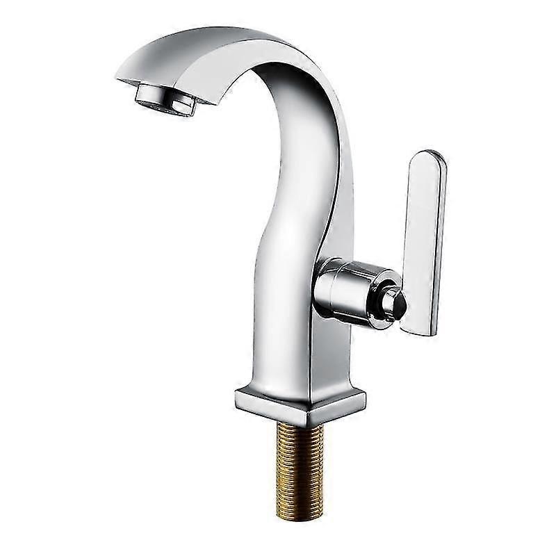 Single Handle Bathroom Sink Faucets Chrome Finish