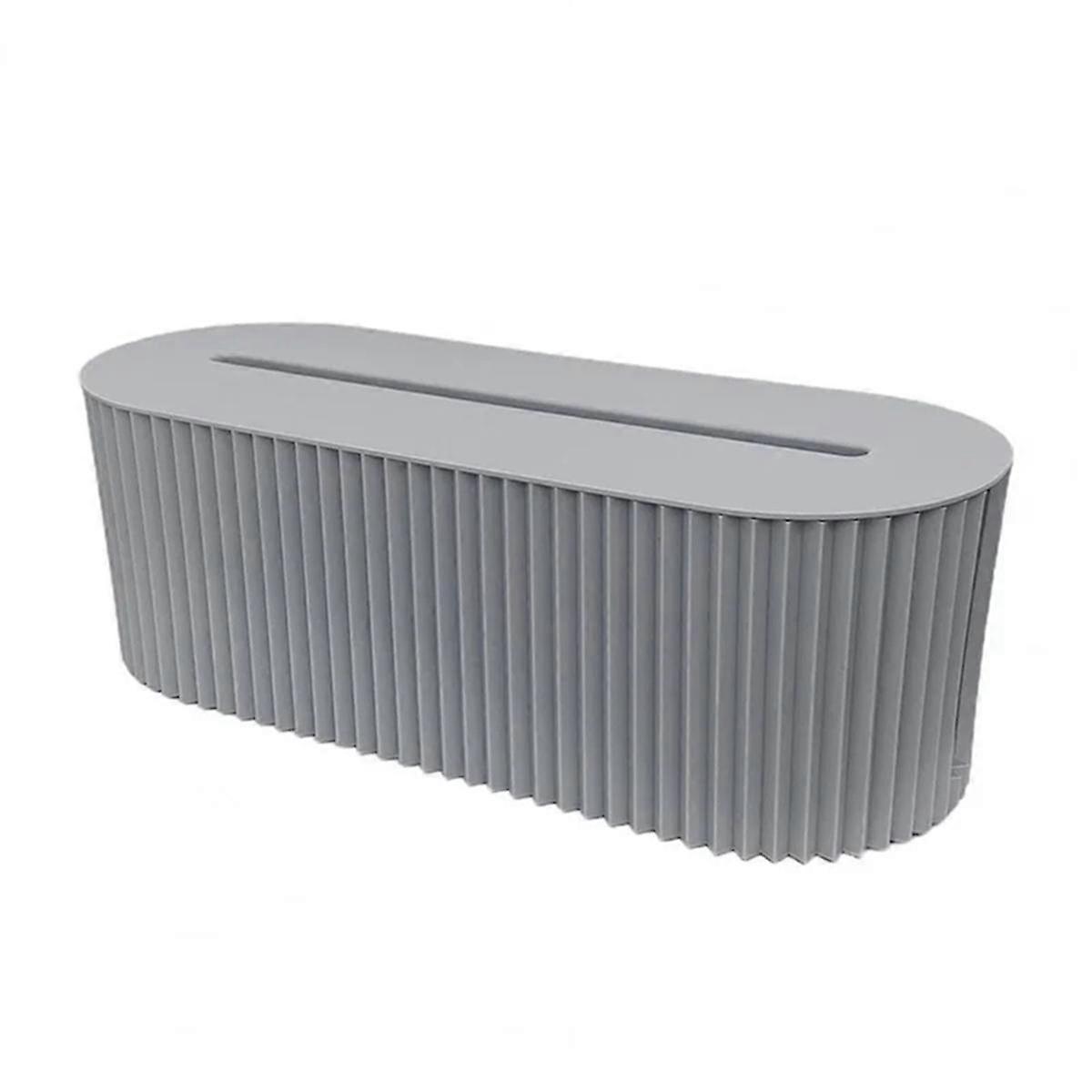 Plug Board Storage Box Cable Wire Organizer Case Socket Wireless WiFi Router Desktop Data Line Plug Holder Shelf,Blue