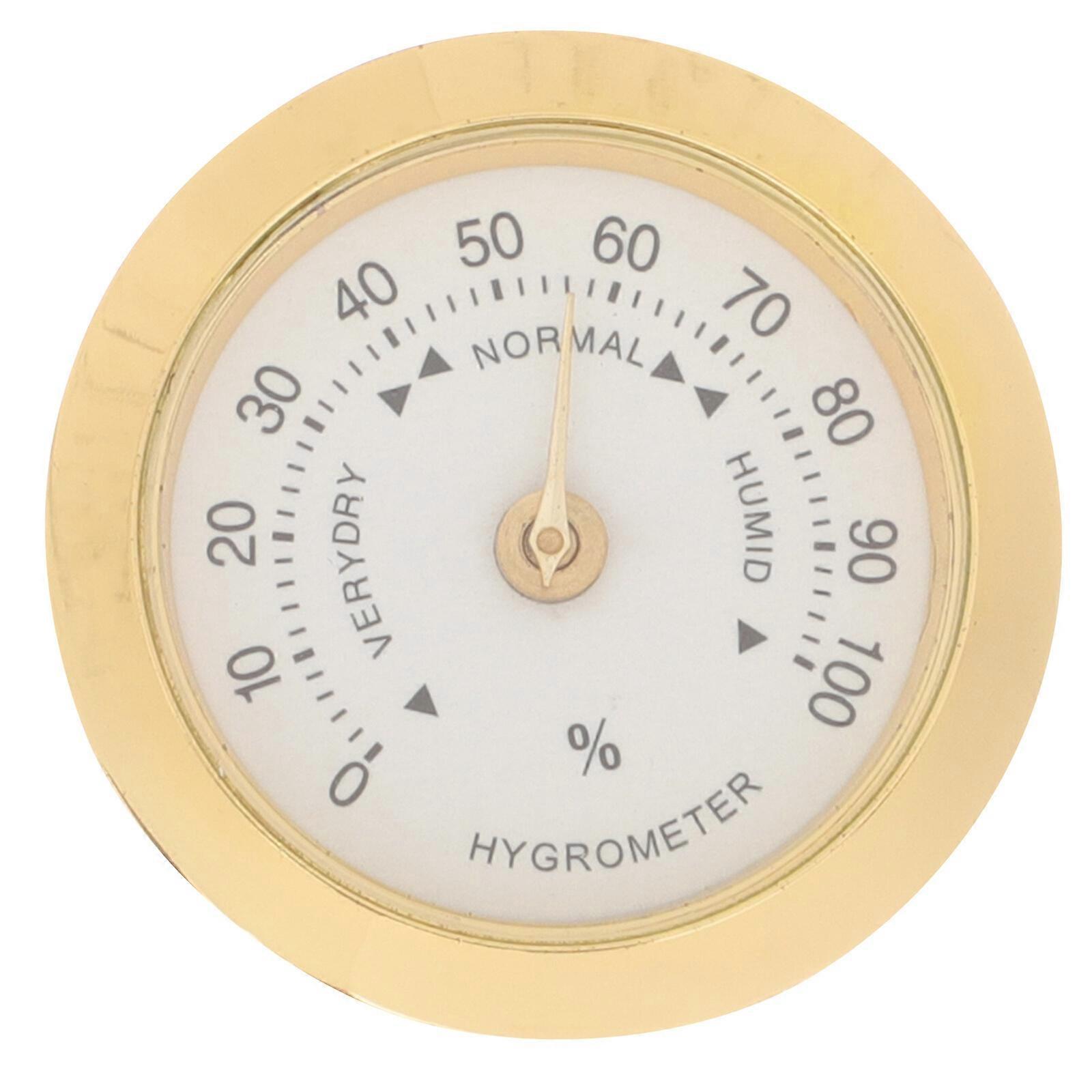 Rund hygrometer/fuktighetsmätare för violin/gitarr/instrumentvård