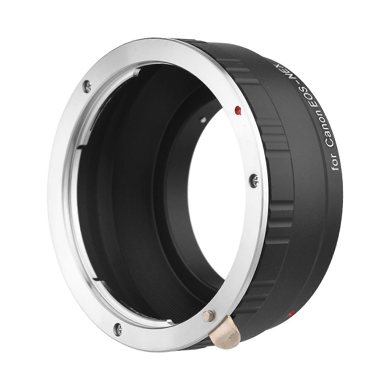 Bague d’adaptation d’objectif d’appareil photo avec mise au point à l’infini de remplacement pour objectif Canon EOS vers Sony Alpha NEX Appareils photo à monture E NEX-3 NEX-5 NEX-5N A6000 A6500 NEX-C3 NEX