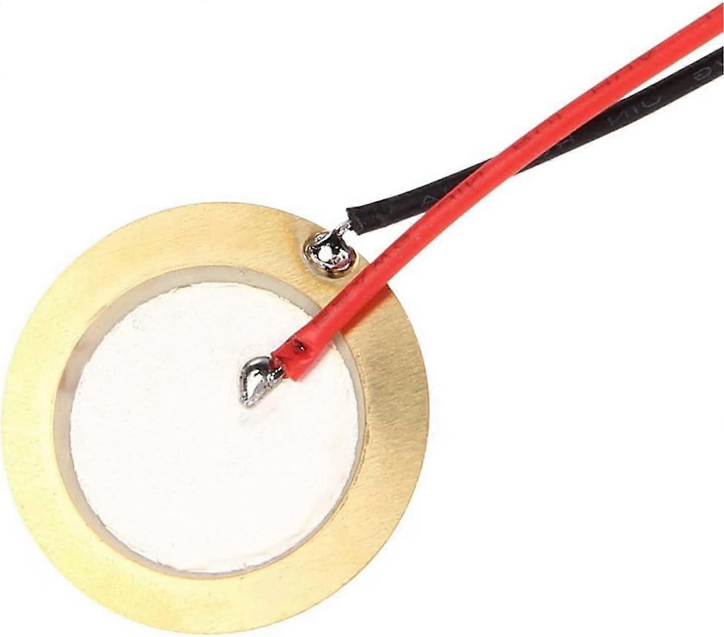50-Pack 27mm Piezo Discs - 0.33mm Thickness For Buzzers, Sensors, Speakers - US Stock