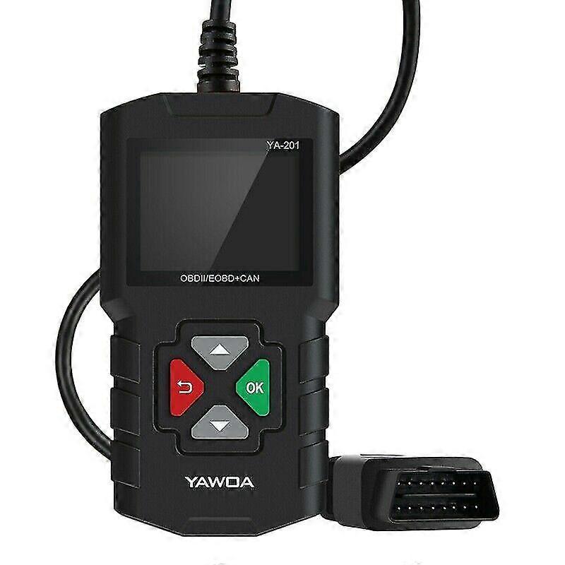 Ya201 Obd2 Code Reader Car Fault Diagnostic Tool Obdii Scanner Auto Car Check Engine Light Analyzer Battery Test Diagnostic Tool