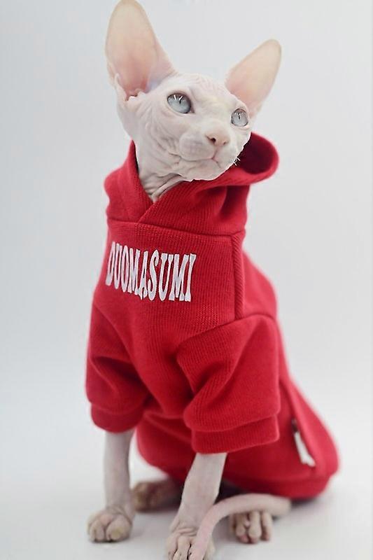 Stylish Hairless Cat Clothes Spring/Autumn Collection for Sphynx CatsDevon Rex, Cornish and Small Cats