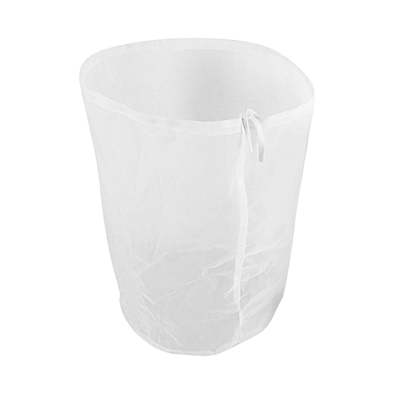 Filter Bag Drawstring Design Heat-Resistant Fabric Beer Homebrew Filter Bag Wine DIY Tools Party Supplies