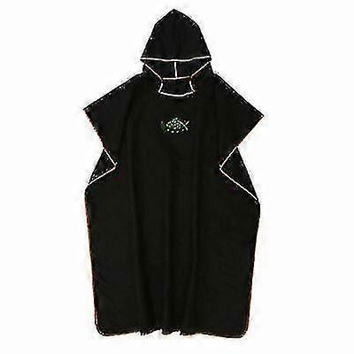 Poncho Towel Beach Com Capuz Robe Bathrobe Quick Dry Bath Unissex