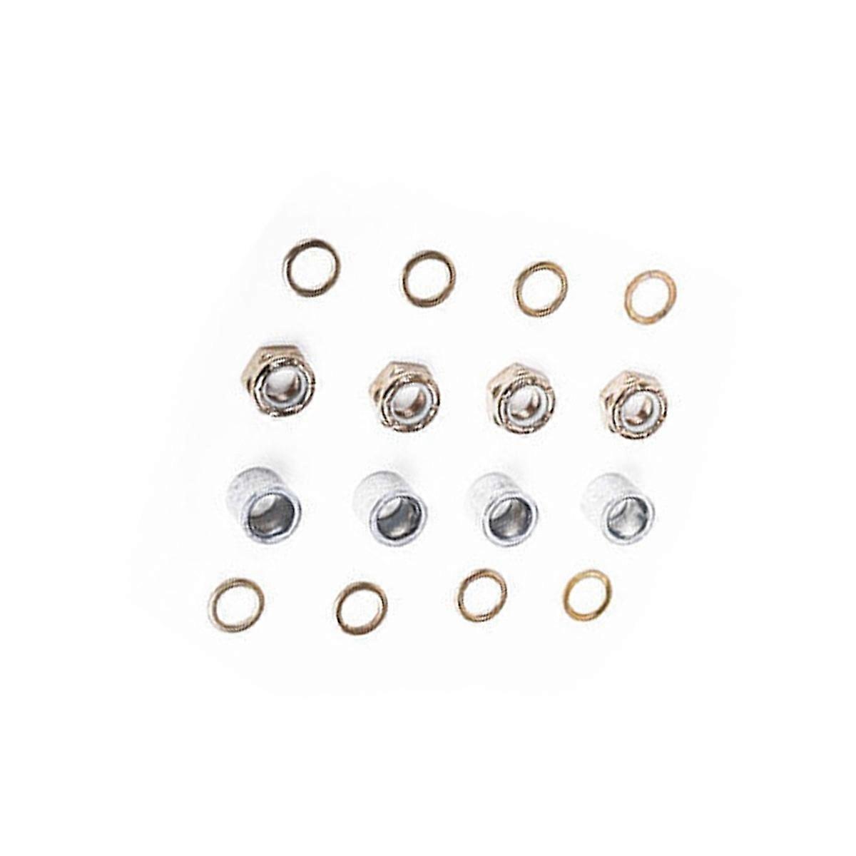 Skateboard lock wheel nut gasket hardware bridge bracket inner buckle double warped small fish board land