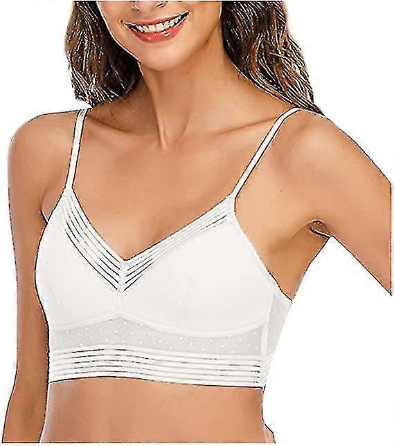 Low Back Wireless Lifting Lace Bra, U Shaped Bra Push Up Backless Bra Deep V Invisible Low Back Bra