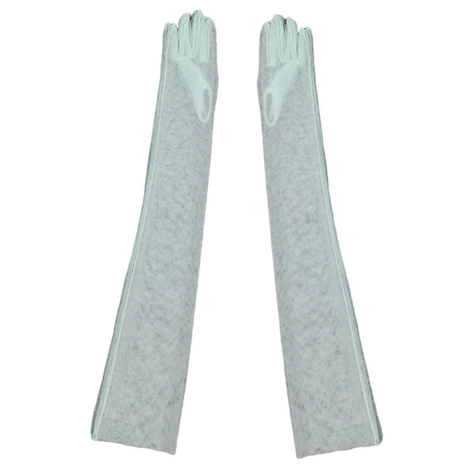 70 سنتيمتر قفازات رقيقة جدا تول الكوع قفازات اللباس لزي هالوين-ص