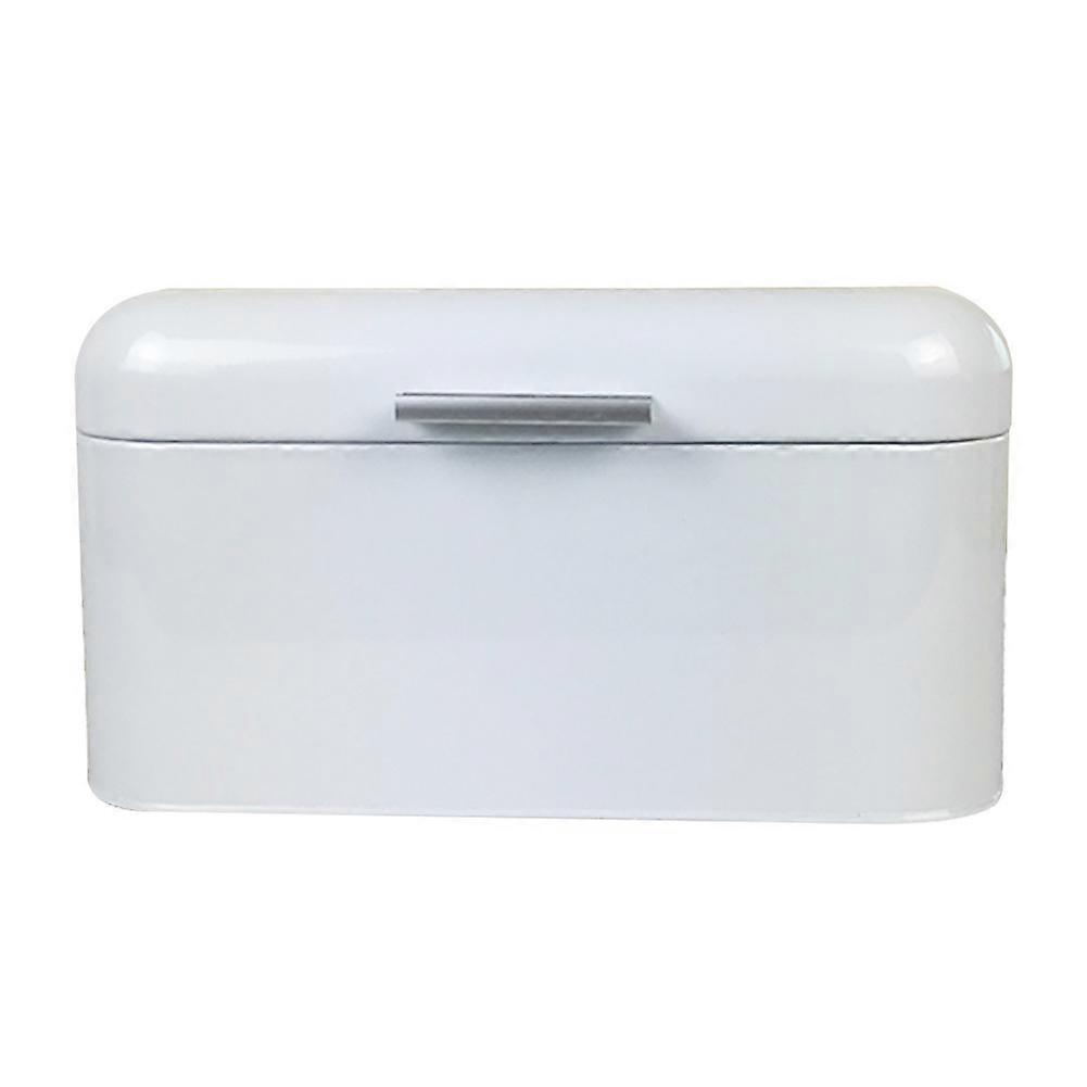 Home Office Metal Storage Box Bread Shape Large Capacity Container Organizer