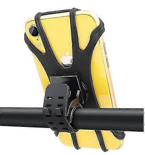 Universal Bike Phone Holder, 360 Rotatable Adjustable Detachable Bike Motorcycle Phone Mount Compatible For 4" To 6.7" Smartphones1pc