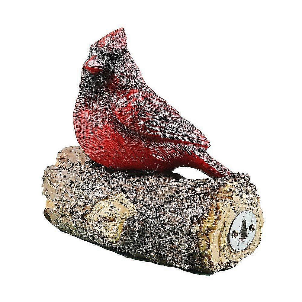Garden Courtyard Simulation Red Bird Decors