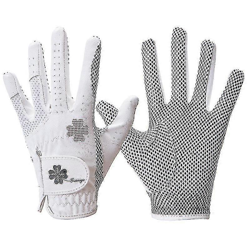 Women's Leather Golf Gloves One Pair
