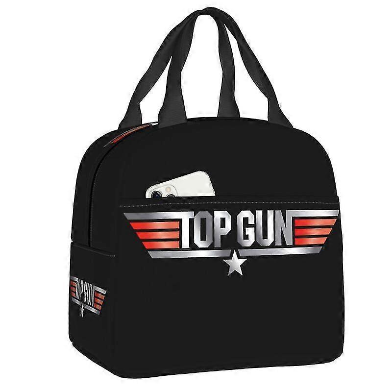 Maverick ταινία Top Gun μεσημεριανό ψυγείο τσαντών θερμικά μονωμένο κιβώτιο Bento για τις γυναίκες παιδιά σχολείο παιδιά παραλία κάμπινγκ τροφίμων τσάντες Tote