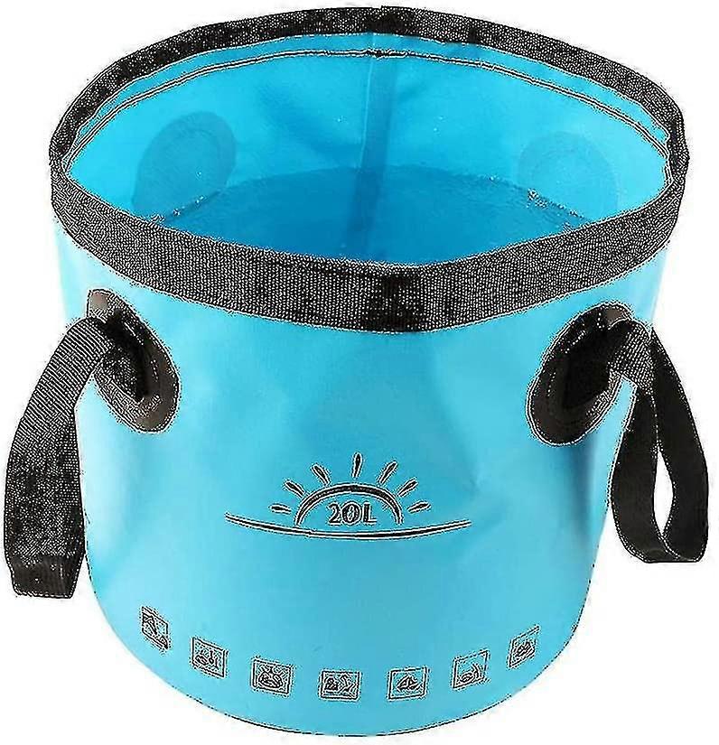 Folding Bucket, Portable Hiking Water Container 20l
