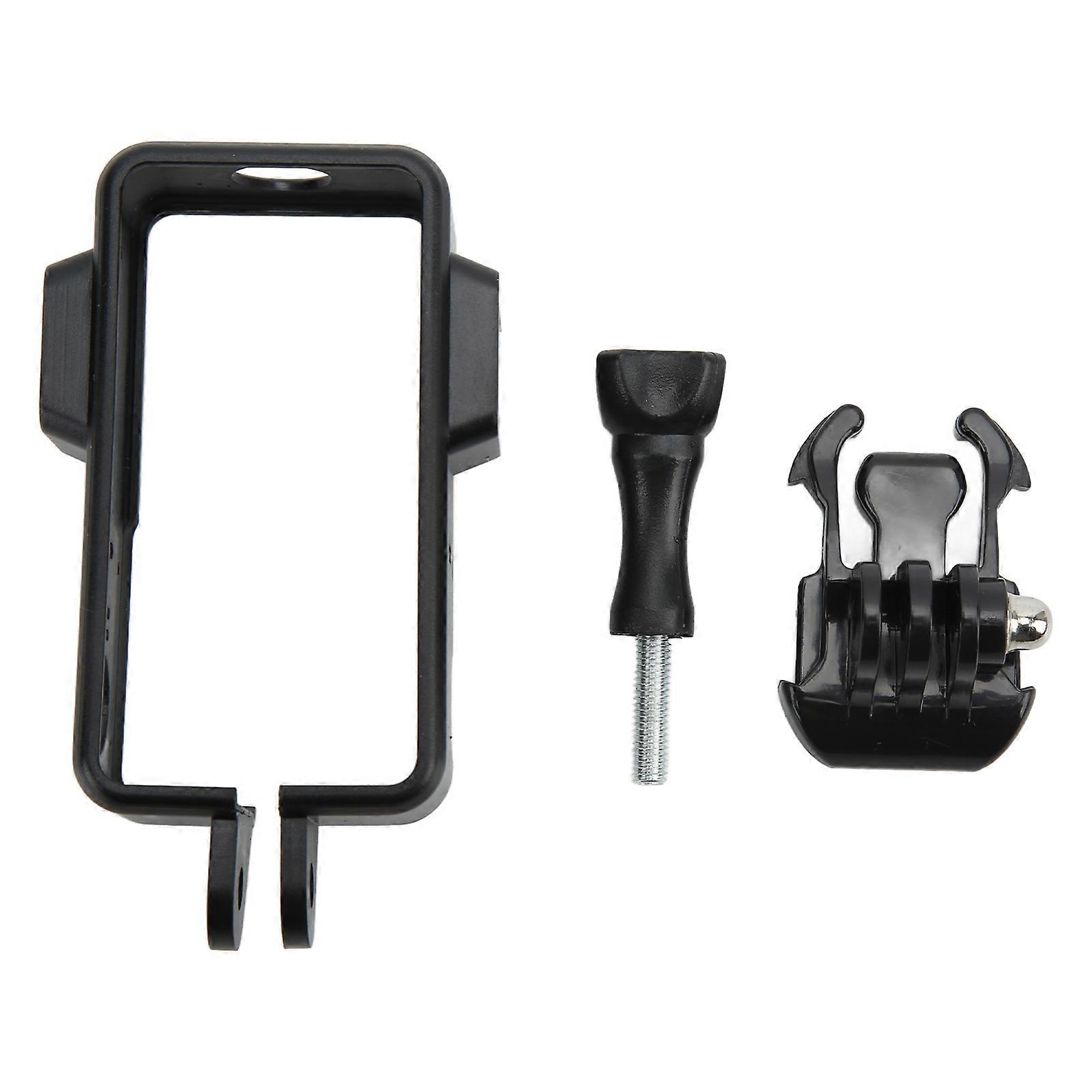Action Camera Frame Cover Protective Cage with Clod Shoe Mount for DJI ACTION 2 Motion Camera