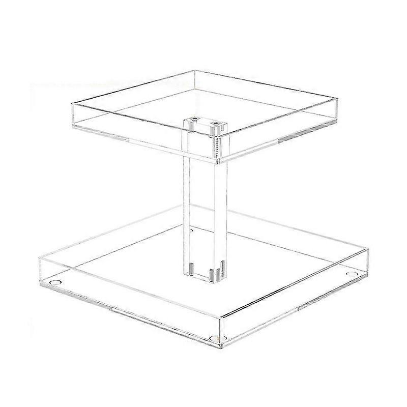 ドレッサーとカウンタートップのための2層香水オーガナイザー、頑丈なアクリルバスルームオーガナイザーカウンタートップC