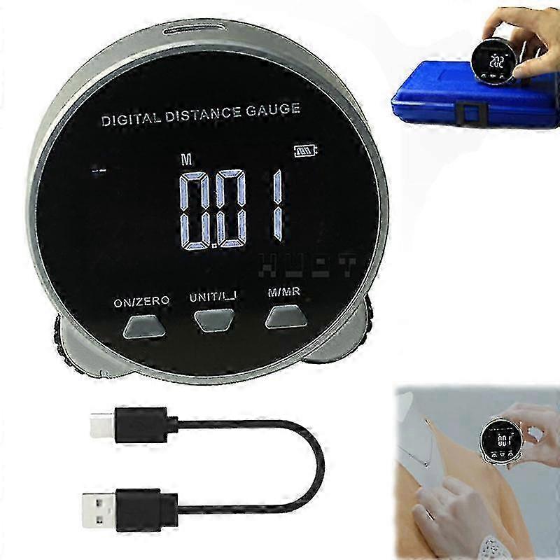 Portable Measuring Tape, 2024 New Portable Measuring Tape Digital, 200m Digital Rolling Measuring Tape, Portable Digital Measuring Tape for Circle Cur