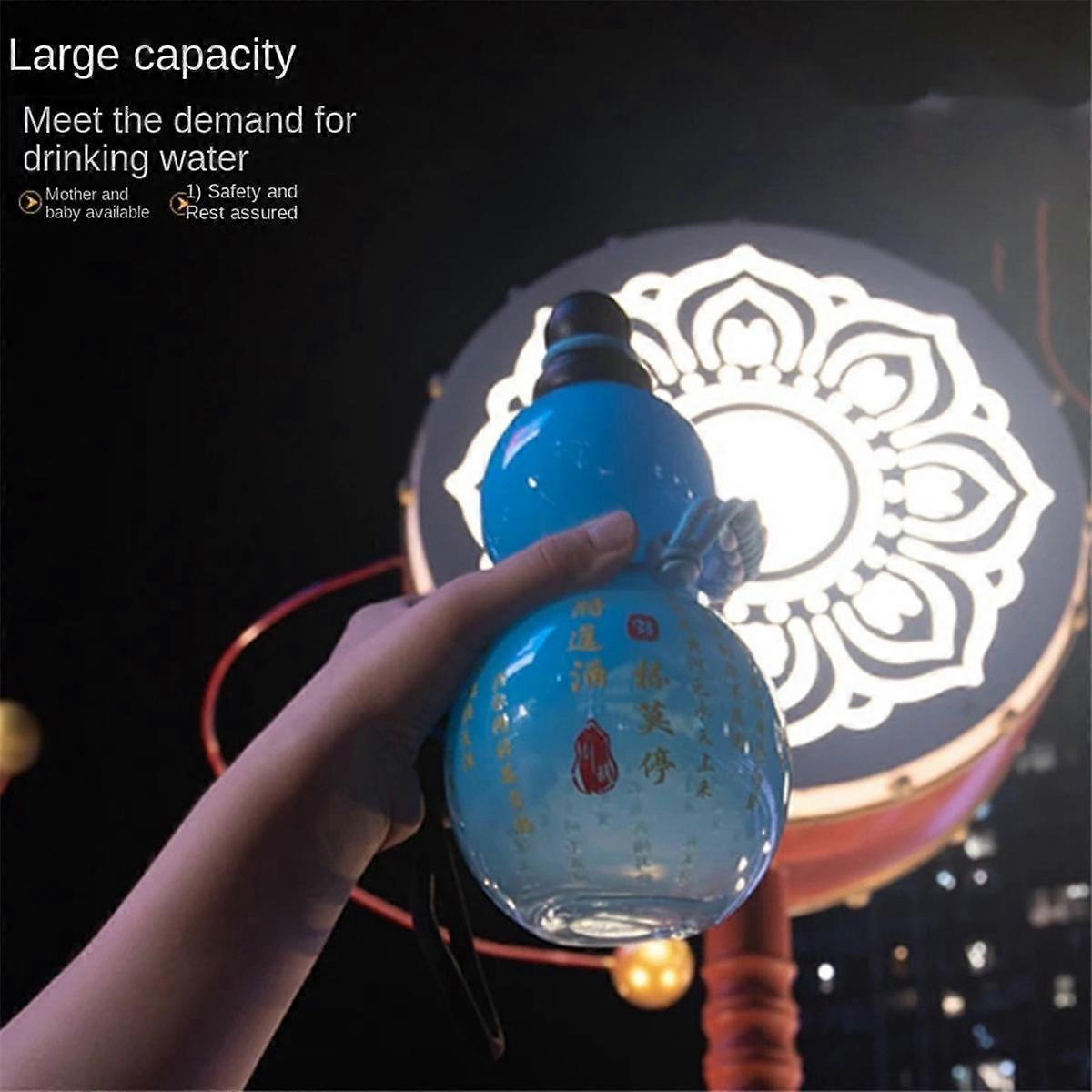 Portable Gourd Wine Pot, High-Value New Style, High-Temperature , Retro Portable Ancient Gourd Kettle White