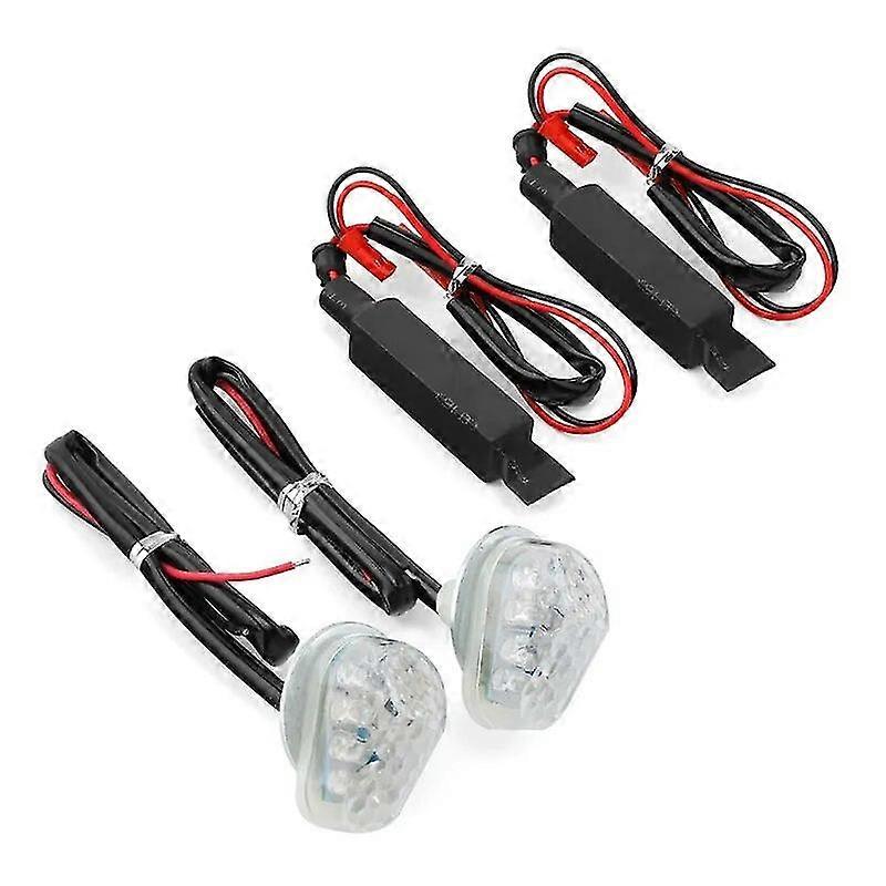 WJTG 2023 LED Turn Signal Light Flasher For YAMAHA YZF R7 R6 R1 R1M YZFR7 YZF-R7 Motorcycle Accessories Mini Flashing Lamp IndicatorsMotor Vehicle Li