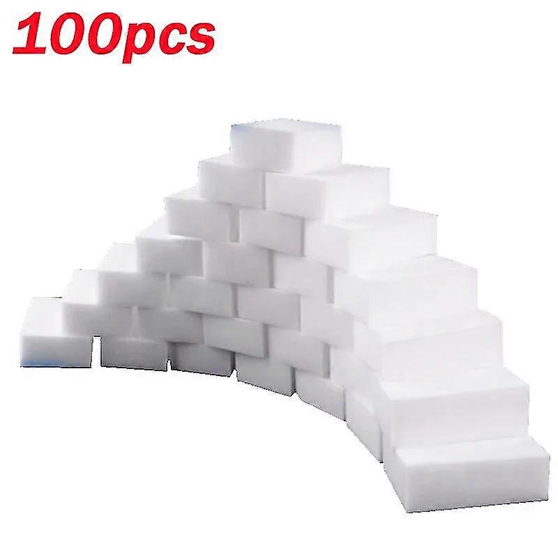 50pcs/lot מחק ספוג קסם ספוג מלמין לבן לשטיפת כלים מטבח מנקה משרד אמבטיה