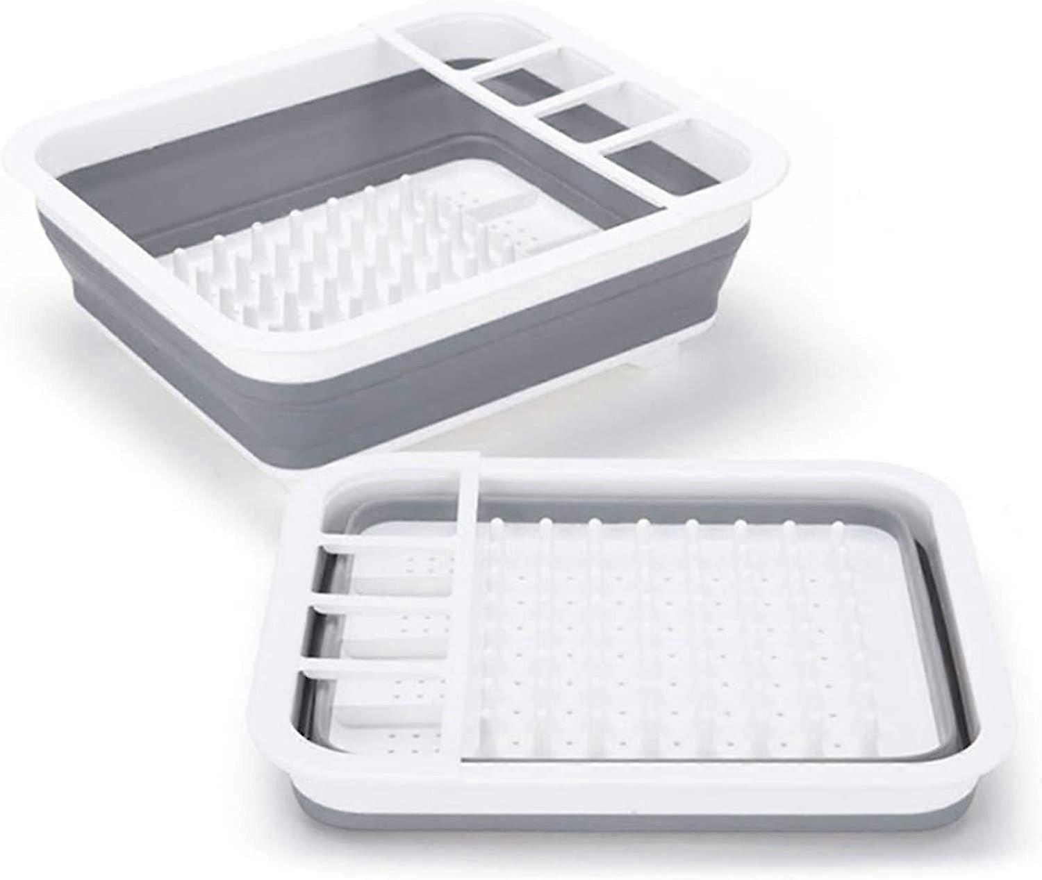 Foldable Drain Bowl Rack Multipurpose Foldable Kitchenware Tableware Drying Rack (5-e-0)