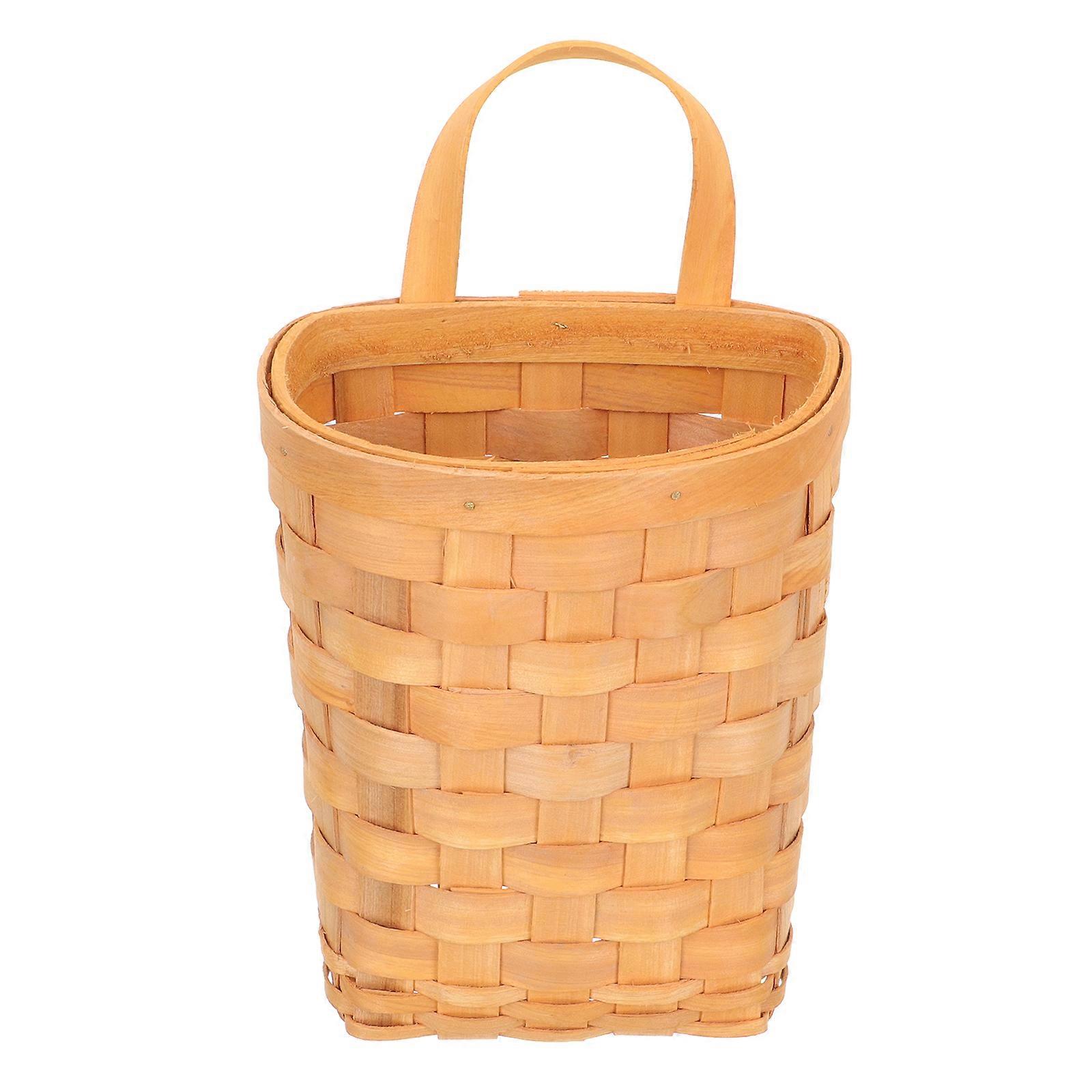 Woven Storage Baskets Woven Hanging Organizer Kitchen Hanging Storage Bins