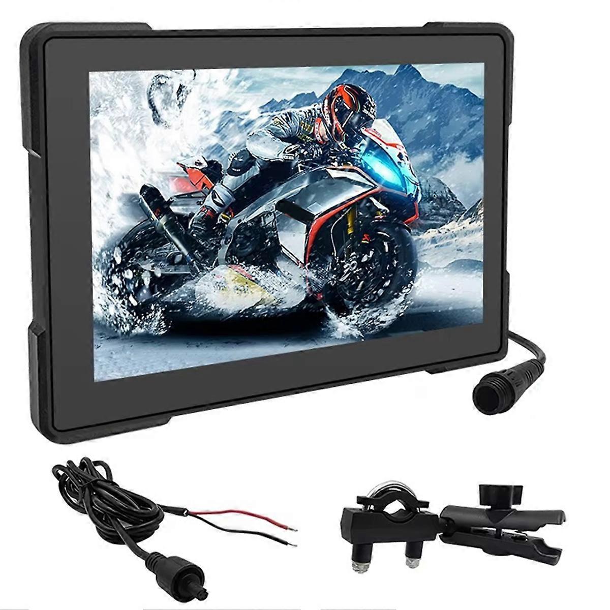 5-Zoll-Motorrad CarPlay-Bildschirm GPS-Navigation Drahtloses CarPlay Android Auto Bluetooth Wasserdichter Display-Monitor