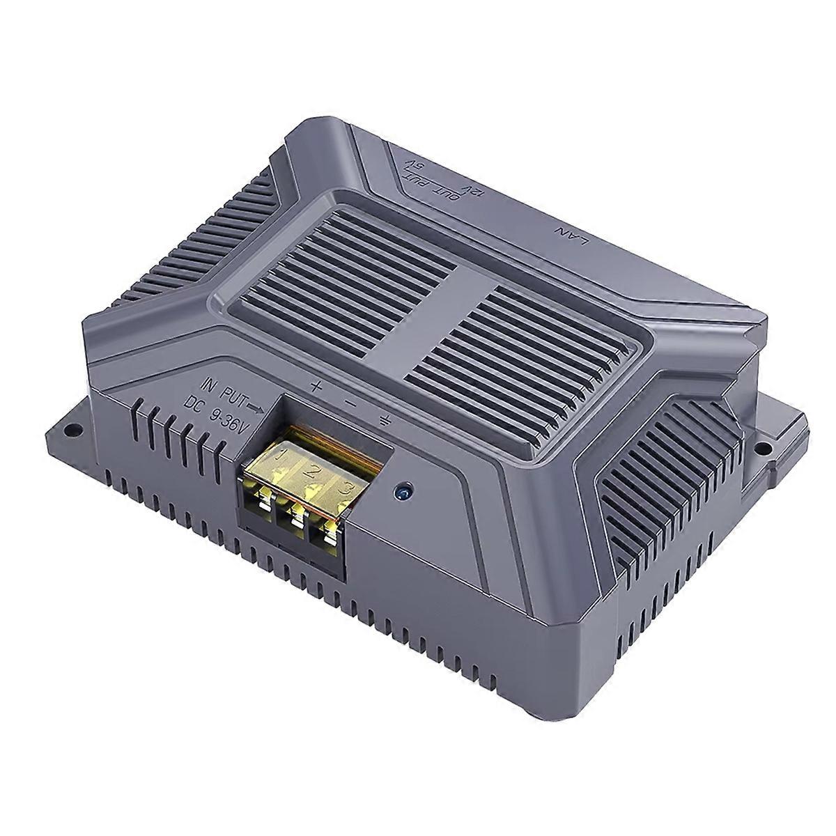 Injecteur PoE GigE 180 W 5 en 1 V2, protection ESD passive, sortie d'alimentation USB et Type-C avec convertisseur DC 9-36 V