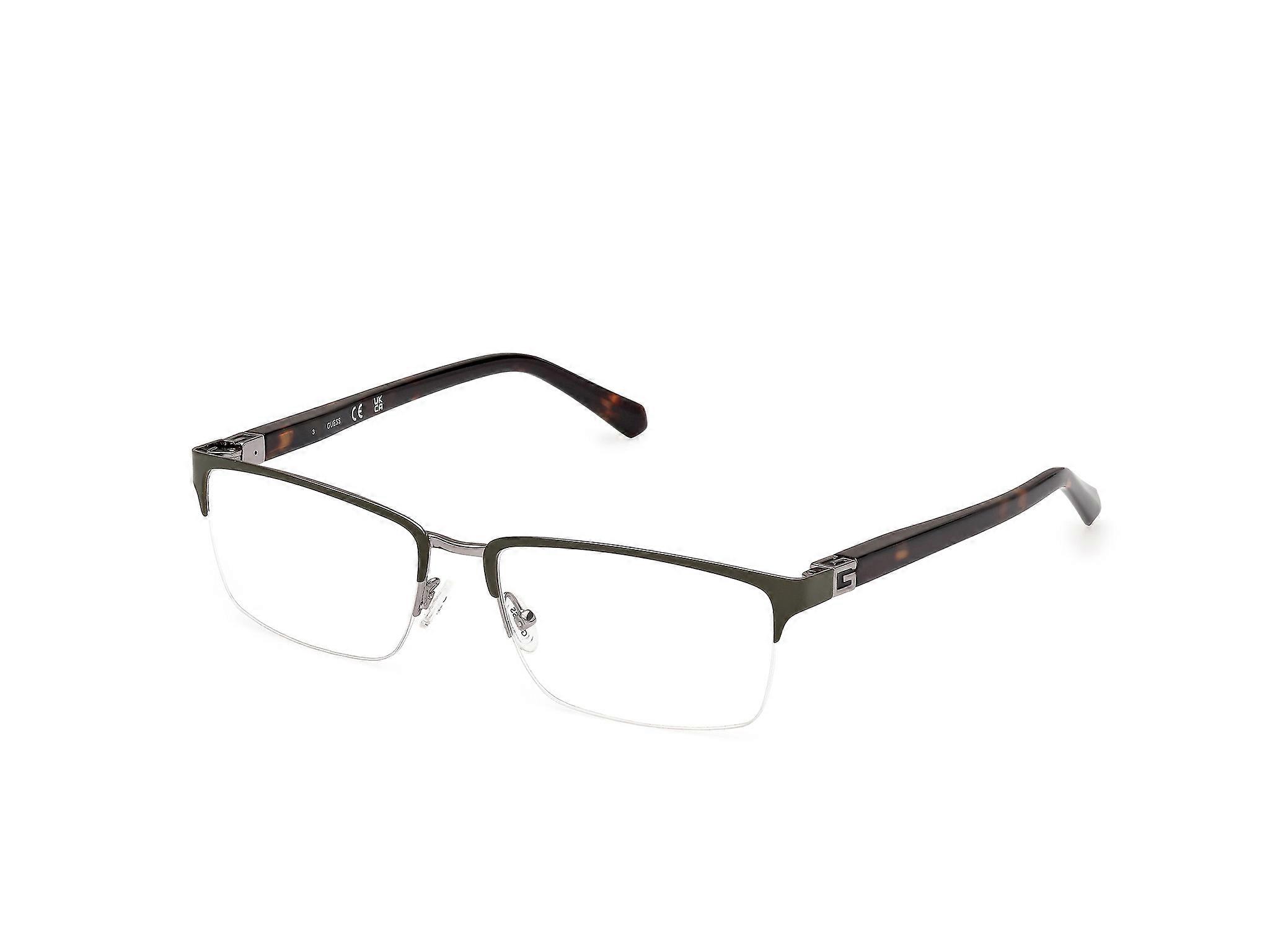 Eyewear Frames Guess GU50191 097 matte dark green 56/18/145 MAN