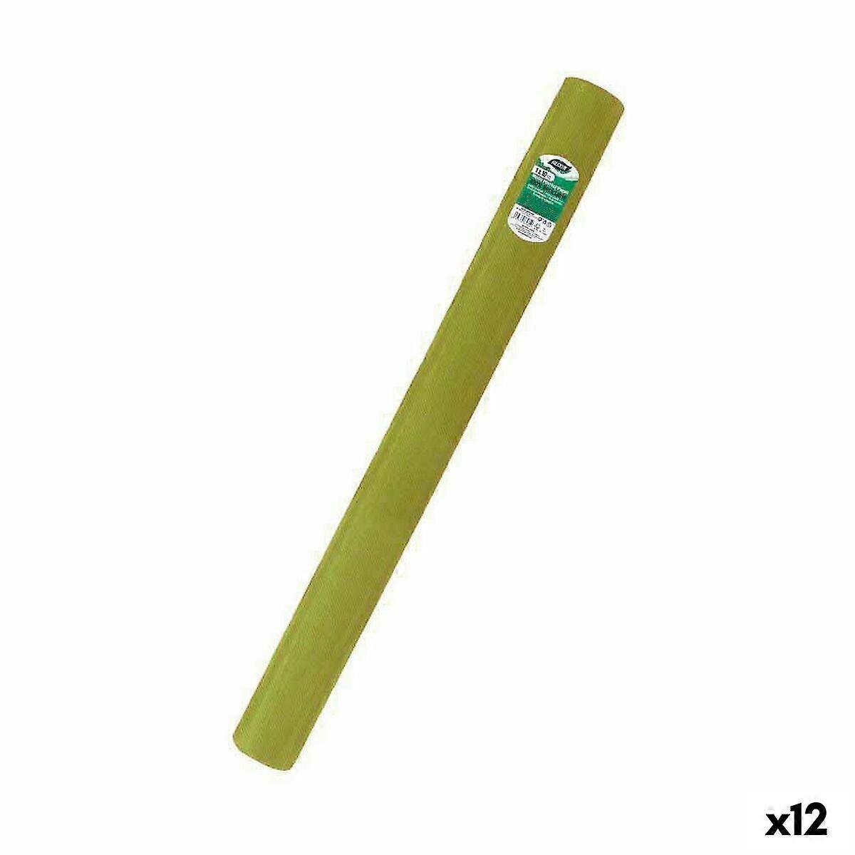 Tablecloth roll Algon Lime green 1 x 10 m (12 Units)