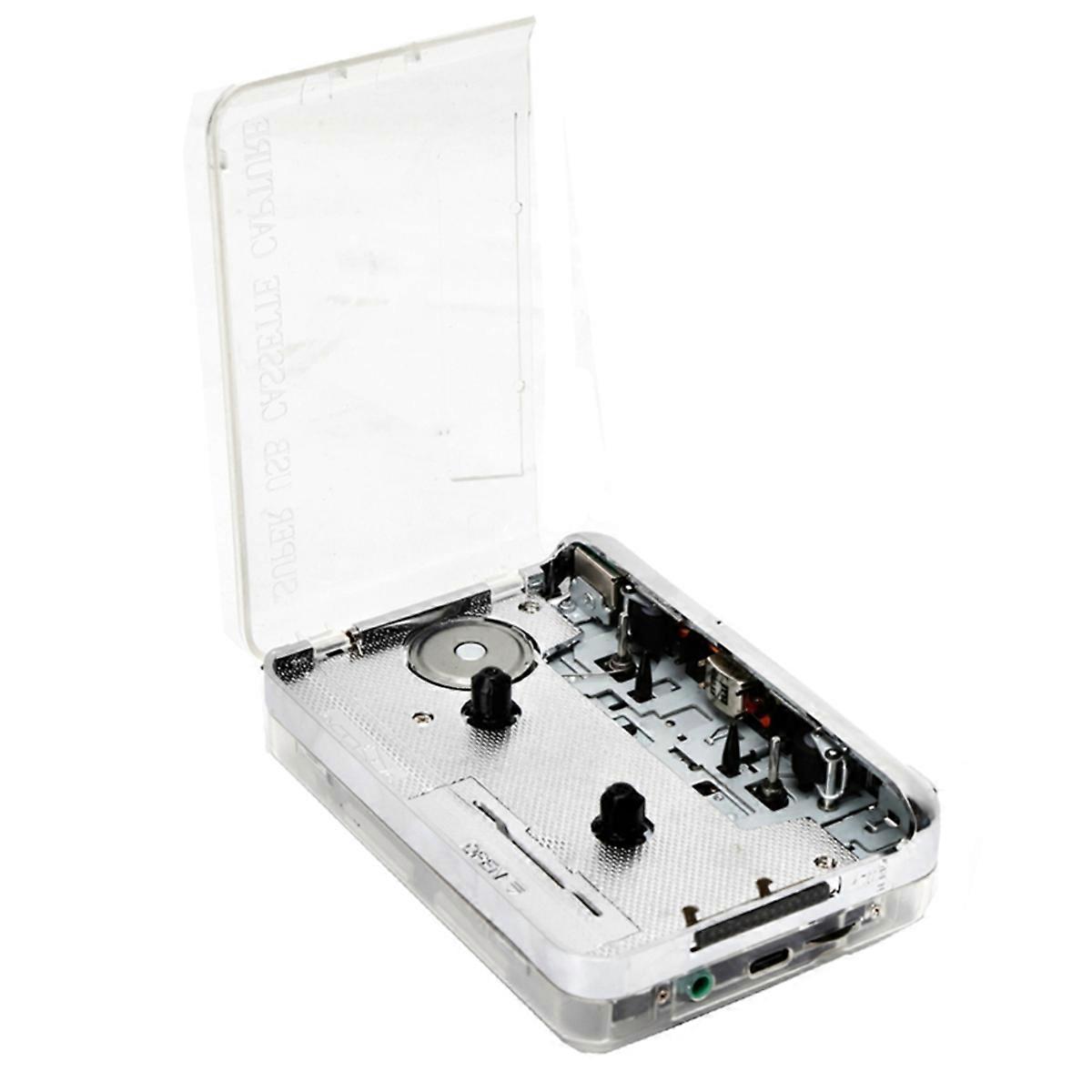 USB Cassette to MP3 Converter, Portable Walkman Tape Player for PC, Laptop, Compatible with Vista