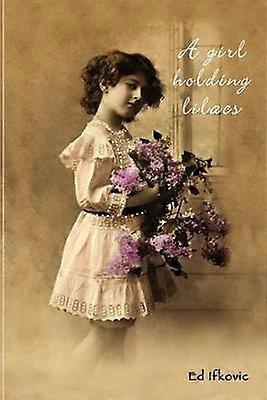 A Girl Holding Lilacs